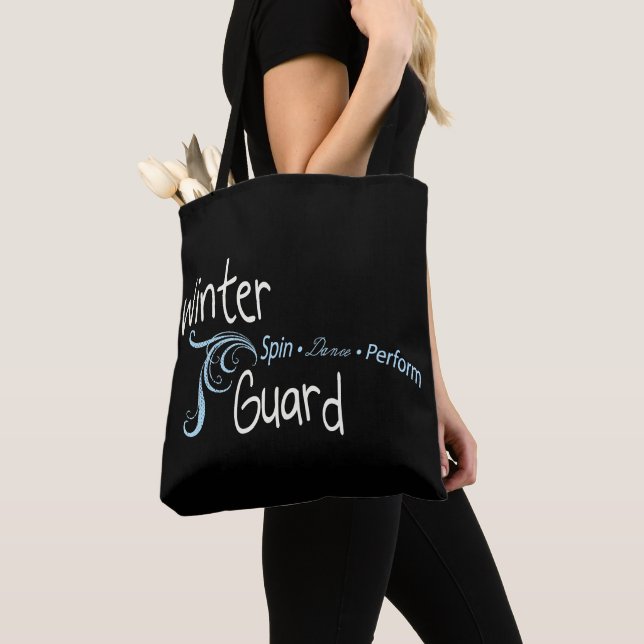 Winter Guard Spin Dance Perform | Tote Bag (Close Up)