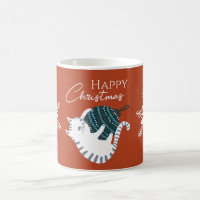 Winter Happy Christmas Toy Cat Gift