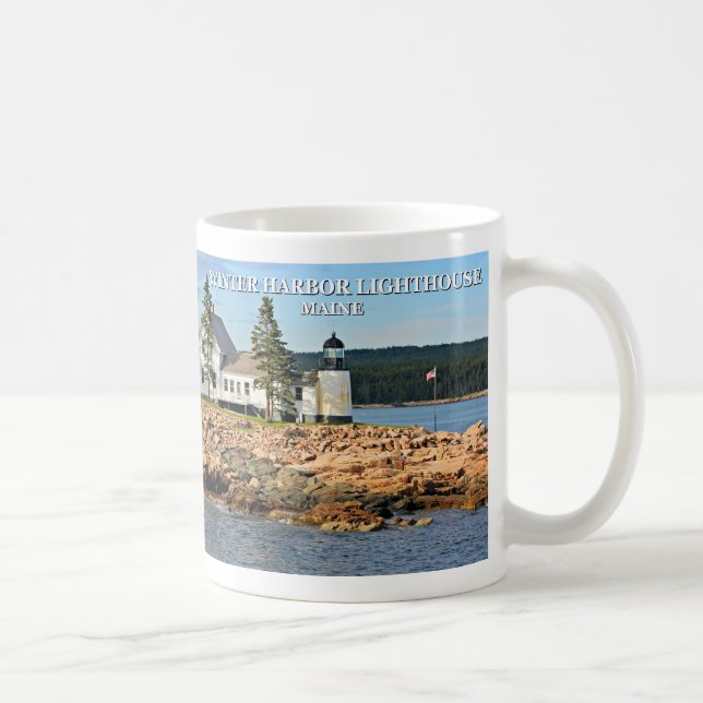 Winter Harbour Lighthouse, Maine Coffee Mug (Right)