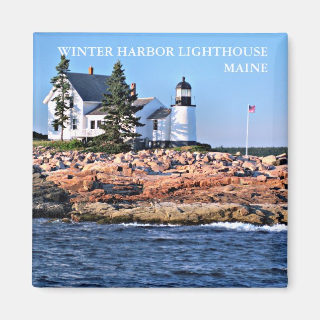 Winter Harbour Lighthouse, Maine Magnet (Front)