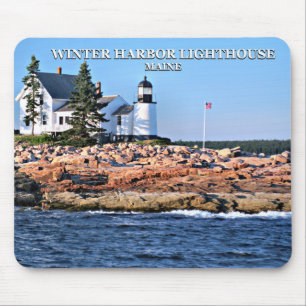 Winter Harbour Lighthouse, Maine Mouse Mat