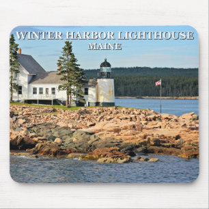 Winter Harbour Lighthouse, Maine Mouse Mat