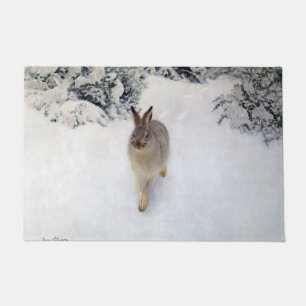Winter Hare (Rabbit), Bruno Liljefors Doormat