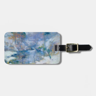 Winter Harmony, 1890-1900 by John Henry Twachtman Luggage Tag