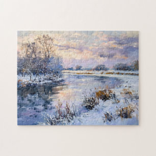 Winter Havel River Landscape Jigsaw Puzzle