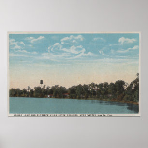 Winter Haven, Florida - Water View of Spring Poster