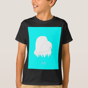 Winter Heart Boys Black Basic T Shirt