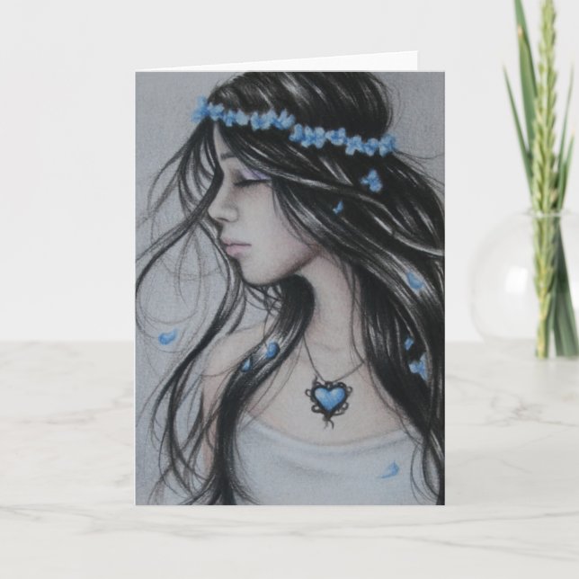 Winter Heart Greeting Card (Front)