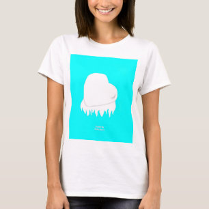 Winter Heart Women's White Basic T Shirt