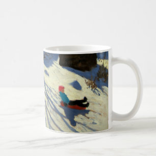 Winter hillside Morzine France Coffee Mug