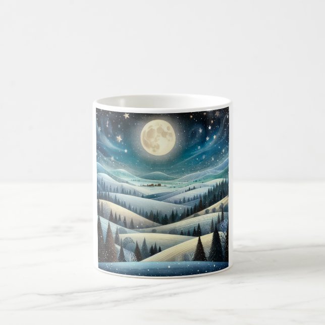 Winter Hillsides Coffee Mug (Center)