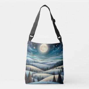 Winter Hillsides Crossbody Bag