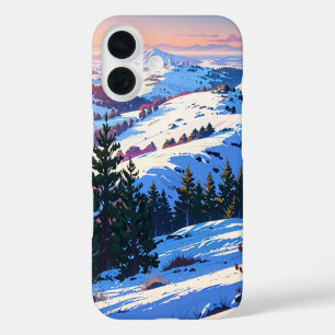 Winter Hilltop View iPhone 16 Case