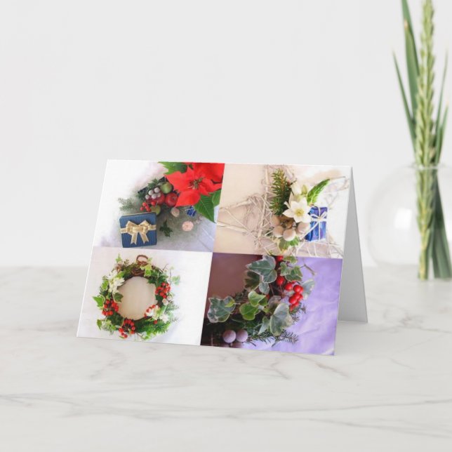 Winter Holiday Card: "Ever Green" (Front)