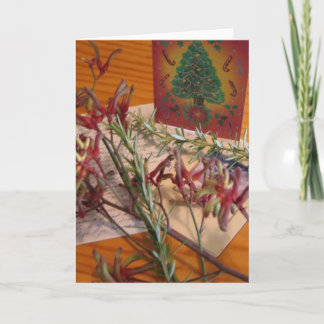 Winter Holiday Card: "Merry Christmas, with love"