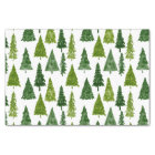 Winter Holiday Christmas Tree Pattern  Tissue Pape