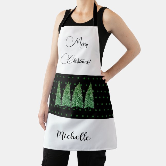 Winter Holiday Country Beauty Apron (Insitu)