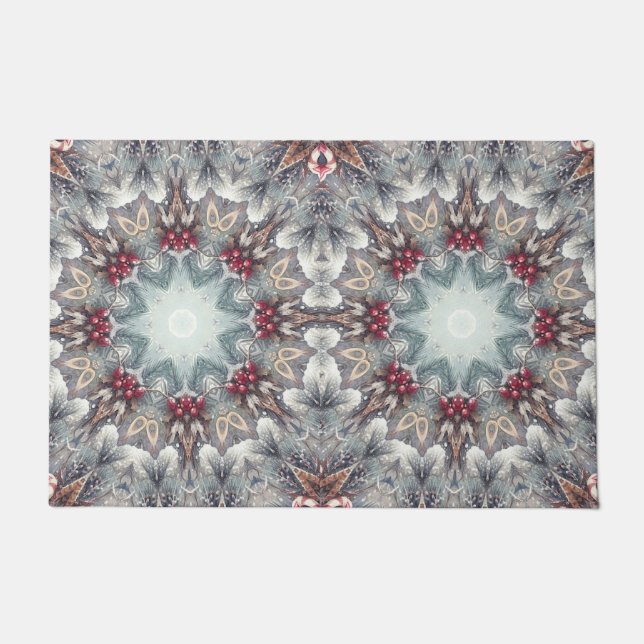 Winter Holiday Doormat (Front)