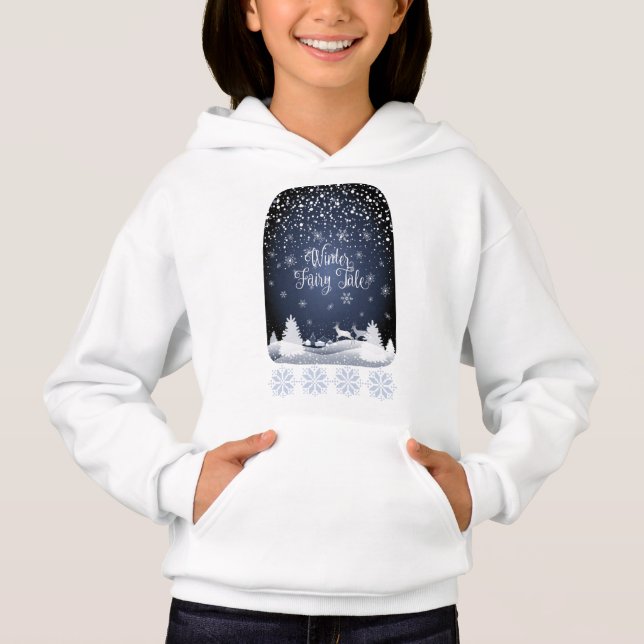 Winter Holiday Fairy Tale Fantasy Snowy Forest (Front)