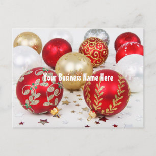 Winter Holiday Gift Certificate Postcard