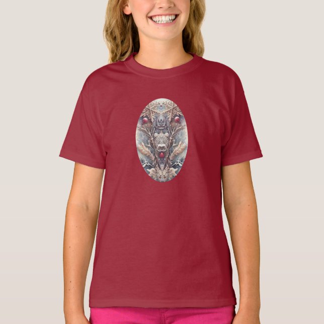 Winter Holiday Girls T-Shirt (Front)