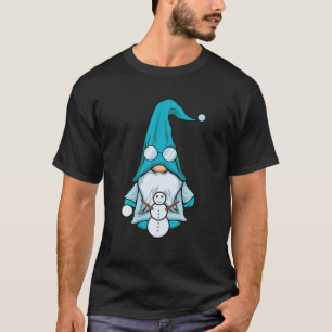Winter Holiday Gnome Snowman Christmas Xmas Gnomes T-Shirt