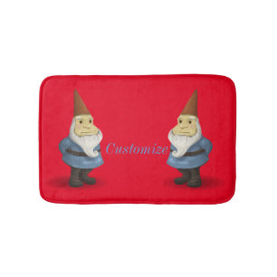 Winter Holiday Gnome Thunder_Cove Bath Mat