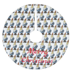 Winter Holiday Gnome Thunder_Cove Brushed Polyester Tree Skirt