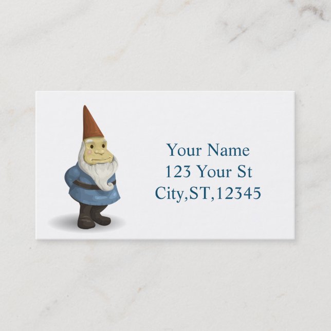 Winter Holiday Gnome Thunder_Cove Business Card (Front)