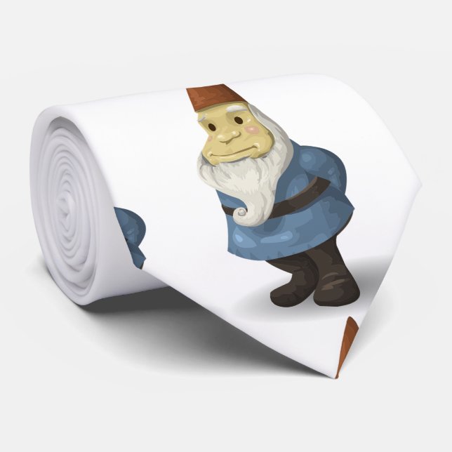 Winter Holiday Gnome Thunder_Cove Tie (Rolled)