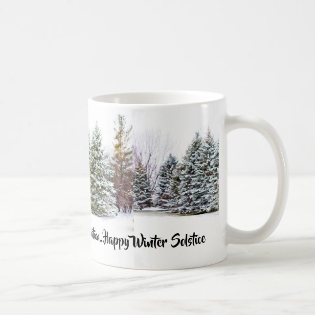 Winter Holiday / Happy Solstice Mug (Right)