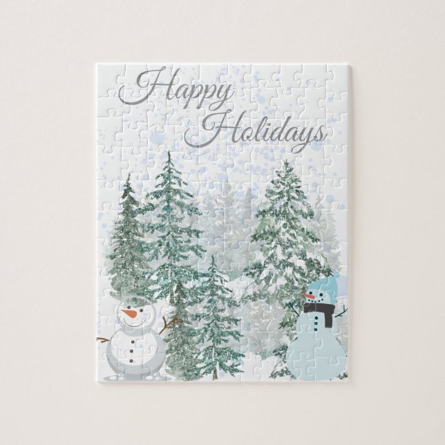 Winter Holiday Jigsaw Puzzle (Vertical)