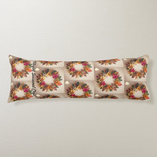 "Winter Holiday Magic" Body Cushion (Front)