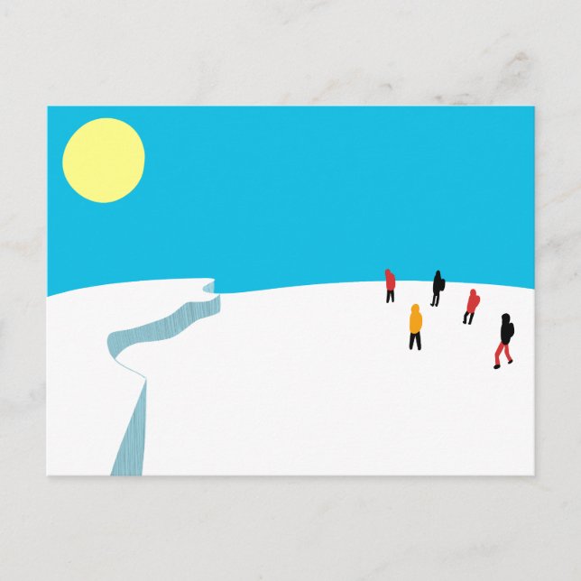Winter Holiday Postcard (Front)