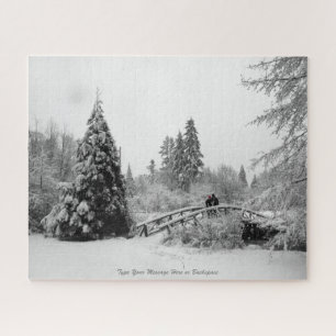 Winter Holiday Puzzle Winter Landscape Art Puzzle