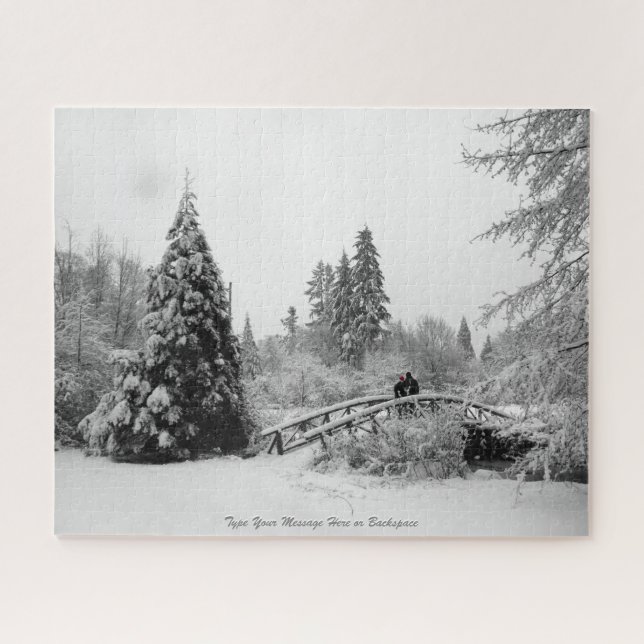 Winter Holiday Puzzle Winter Landscape Art Puzzle (Horizontal)