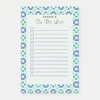 Winter Holiday Quilt Shopping List Post-It Note