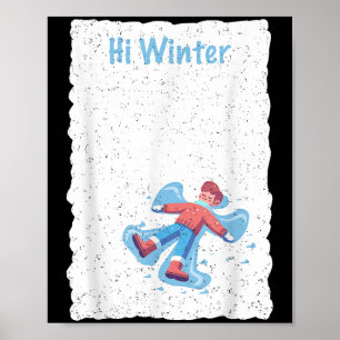 Winter Holiday Ski Christmas Ski X-mas Skiing Skie Poster