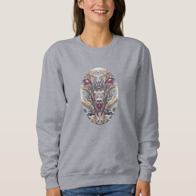 Winter Holiday Women's Sweatshirt (Front)
