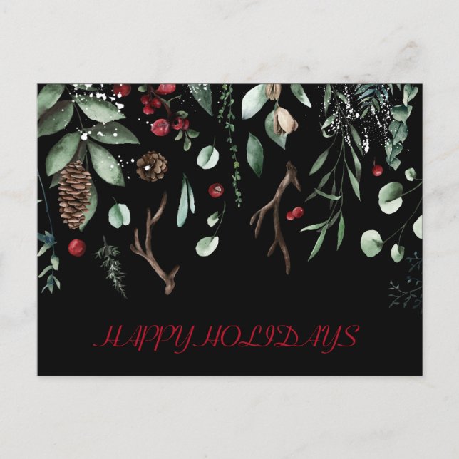 Winter holidays card (Front)