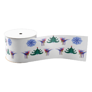 Winter Holidays Grosgrain Ribbon
