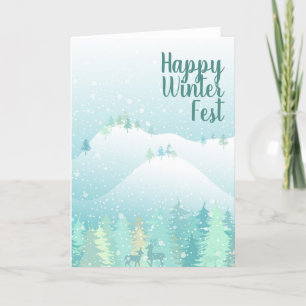 Winter Holidays Holiday Card