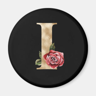 Winter holidays initials letter I Magnet