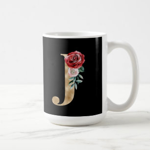Winter holidays initials letter J Coffee Mug