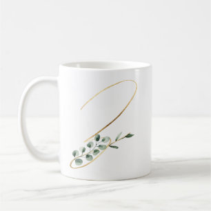 Winter holidays initials mug