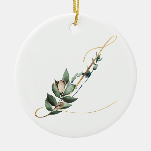 Winter holidays initials ornament (Front)