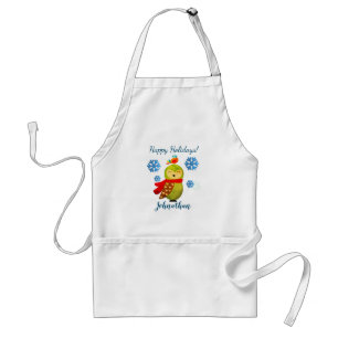Winter Holidays Owl Standard Apron