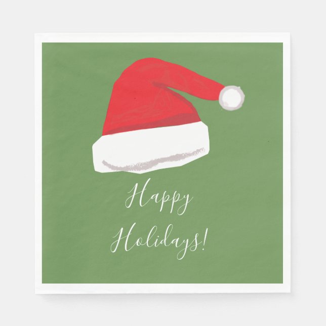 Winter Holidays Paper Napkins (Front)