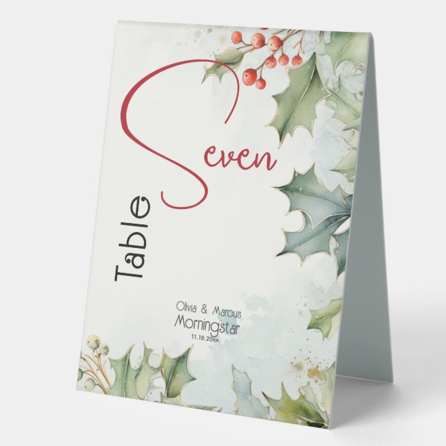 Winter Holly and Berries (Front)