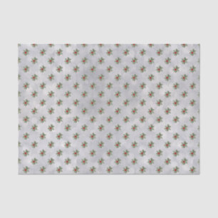 Winter Holly Berry Pattern Tissue Paper